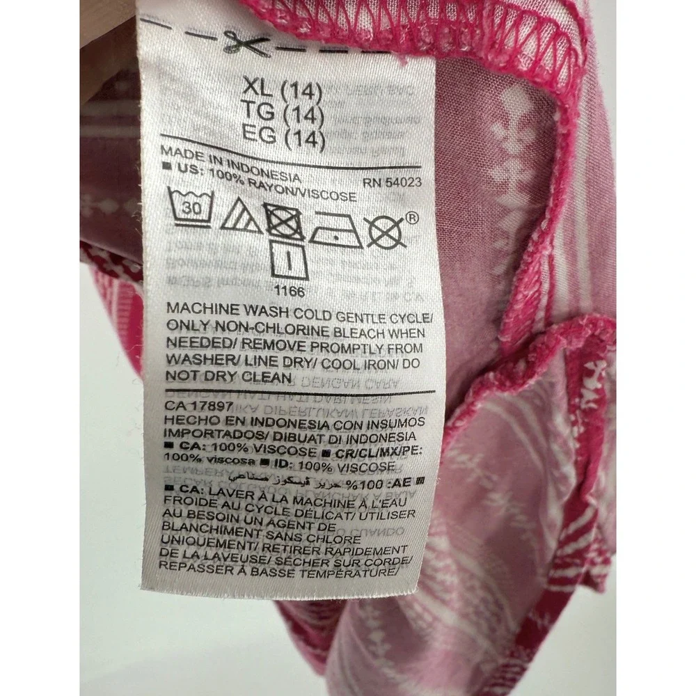Kids Old Navy Pink White Striped Maxi Dress Ruffle Hem Halter Neck Size‎ XL